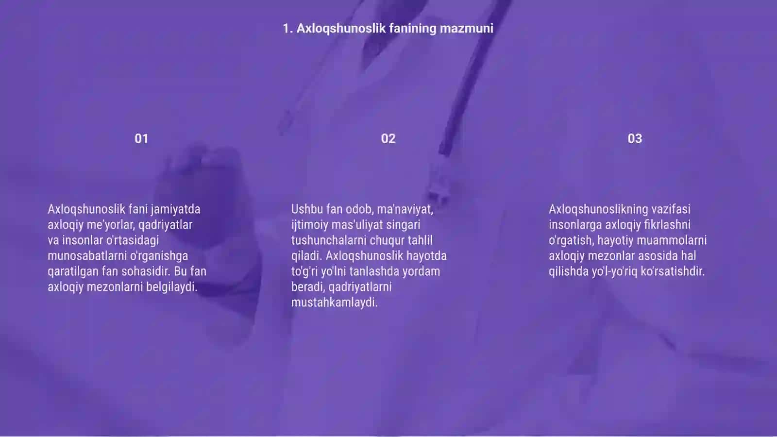 Axloqshunoslik fani 3