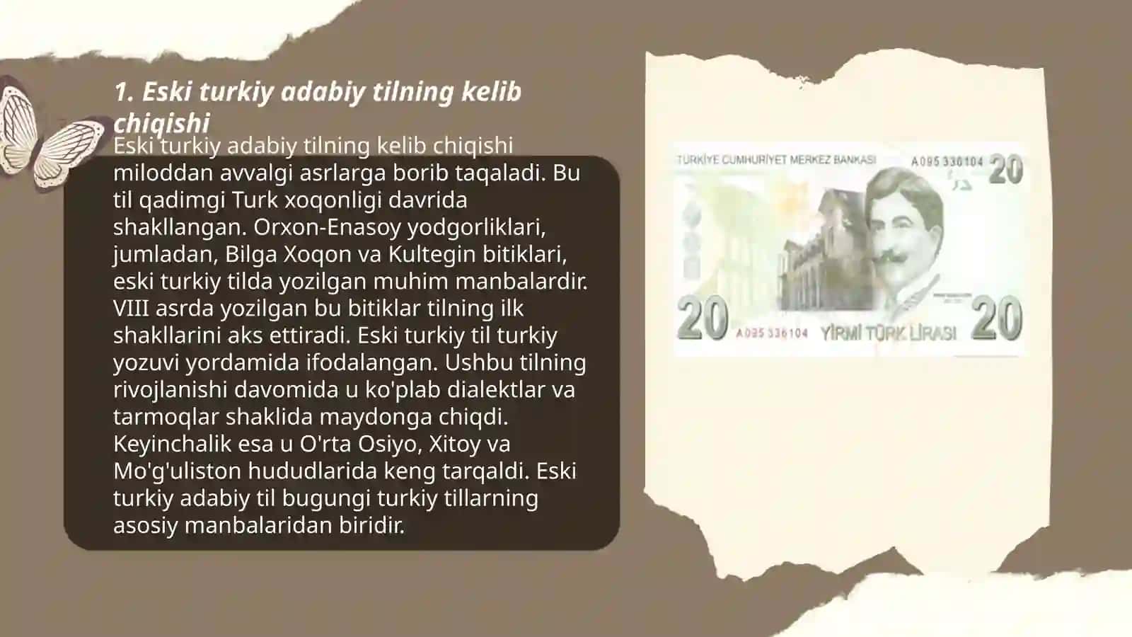 Oʻzbek adabiy tilining eski turkiy til shakli 3