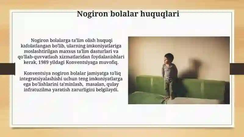Nogiron bolalar huquqlari 3