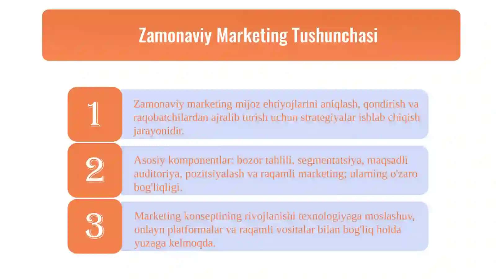 Zamonaviy marketing tushunchasi 3
