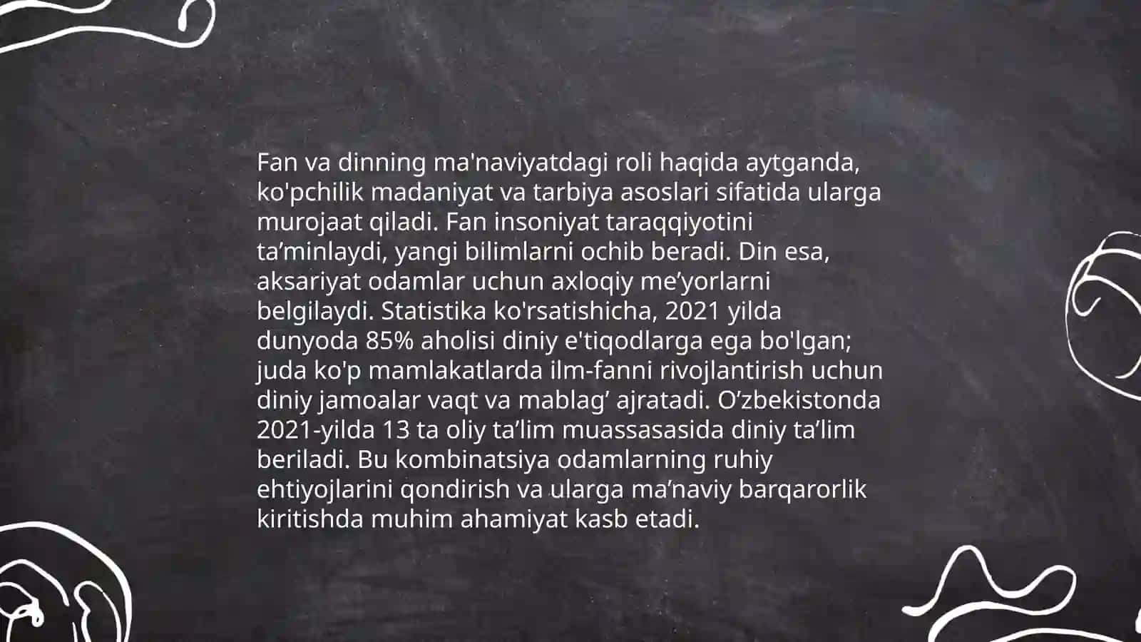 Fan va dinning o'zaro aloqadorligiga doir qarashlar 3