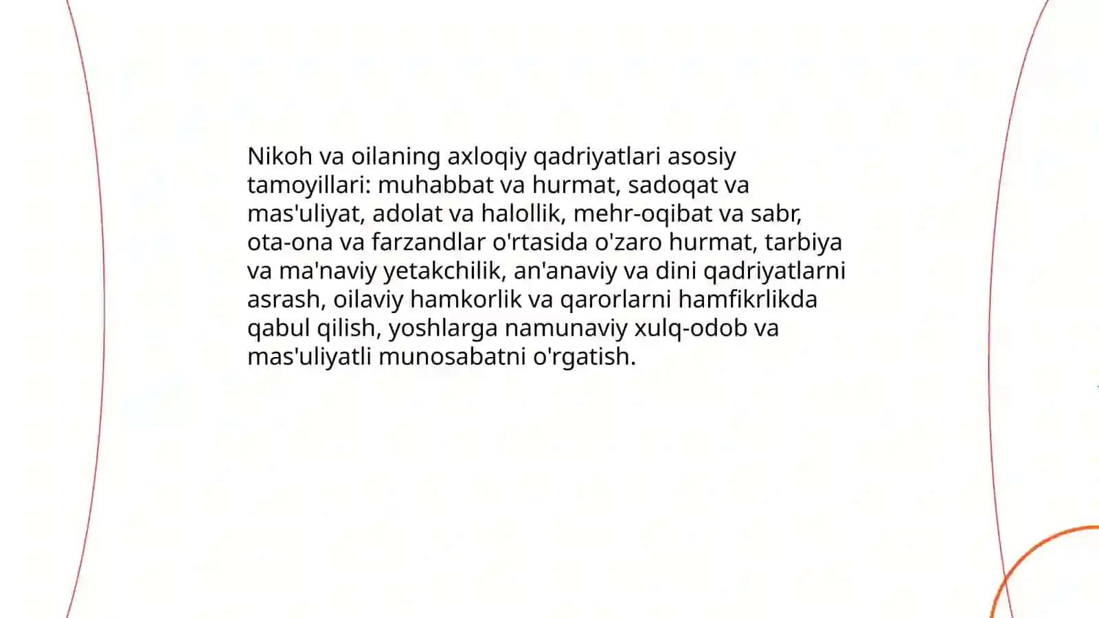 Nikoh va oilaning axloqiy asoslari 3