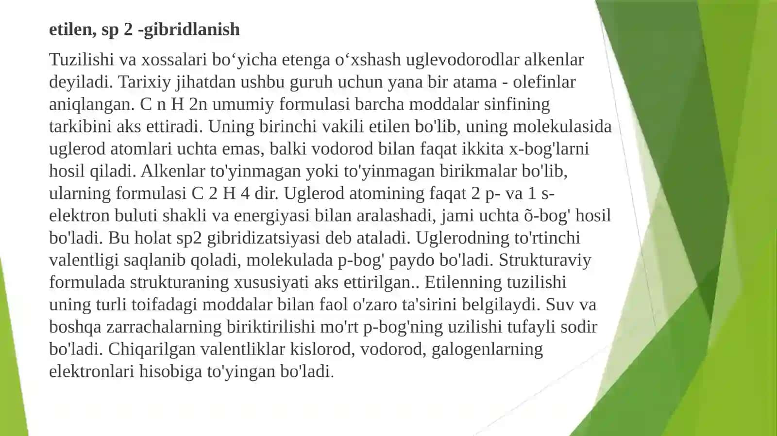 Etilendan gidratatsiya usulida etil spirit ishlab chiqarish 3