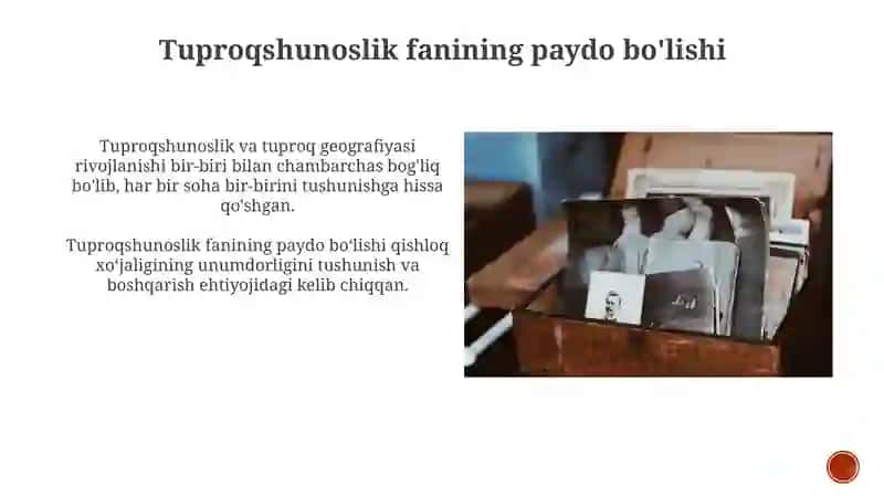 Tuproqlar geografiyasining shakllanish tarixi 3