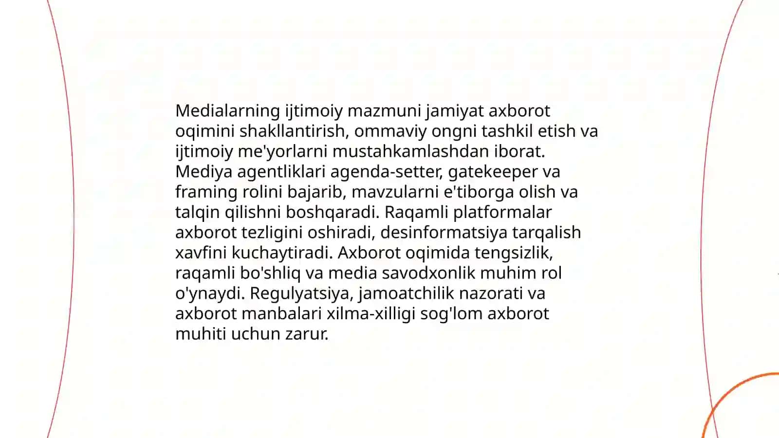 Medialarning ijtimoiy mazmuni 3