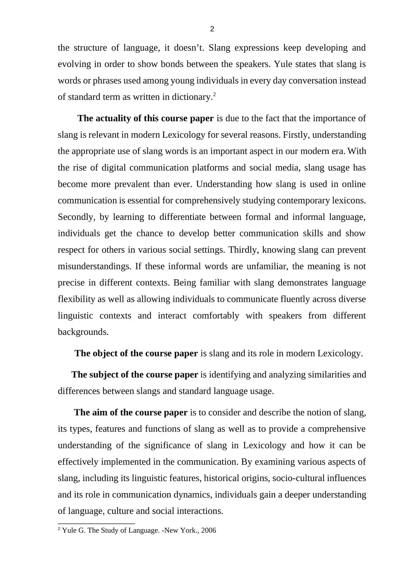 Slangs and its role in modern Lexicology 3