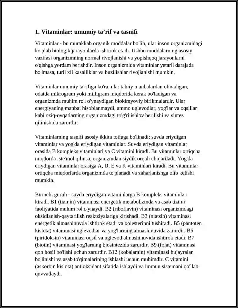 VITAMINLAR 3