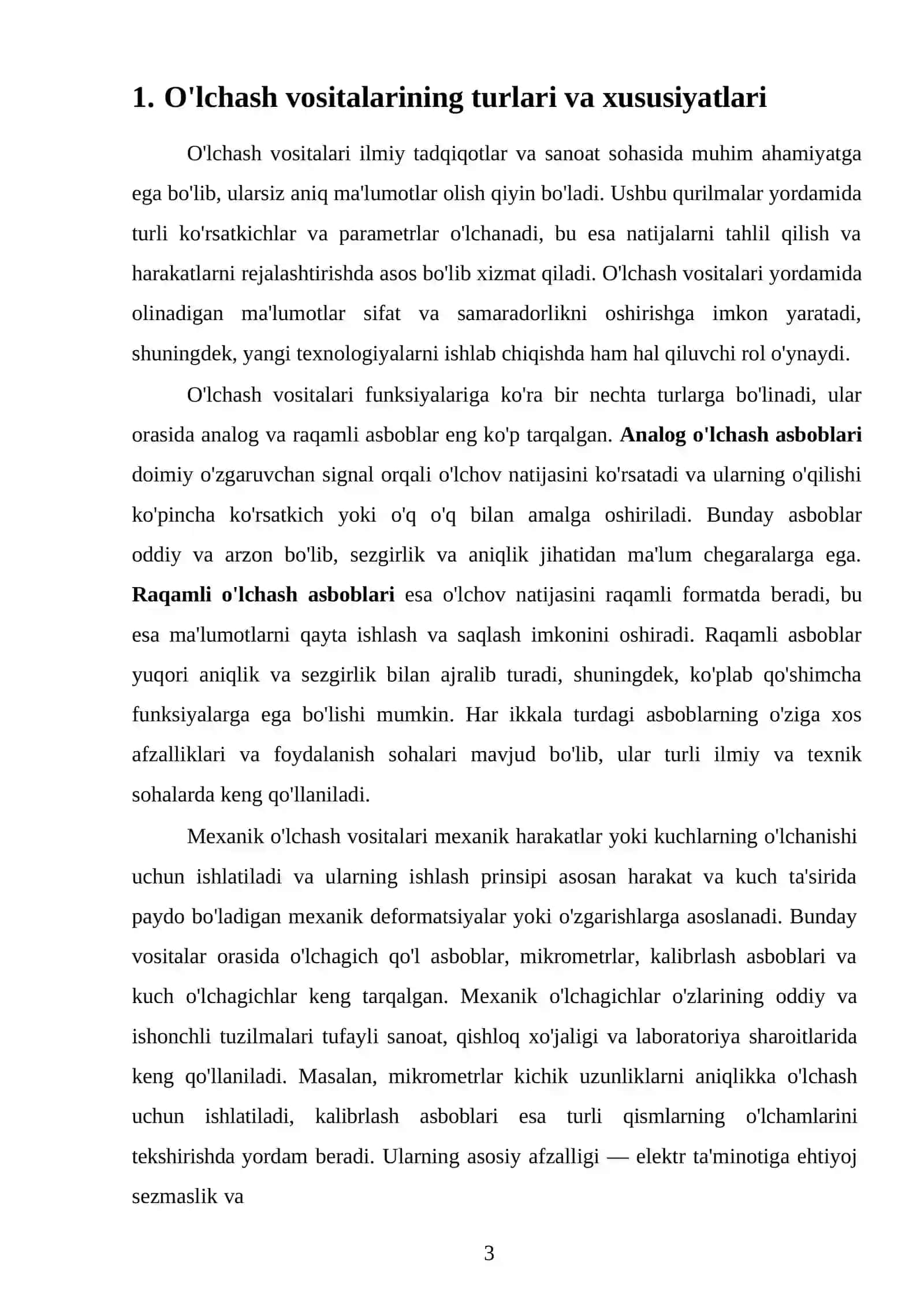 O'lchash vositalari va usullari 3