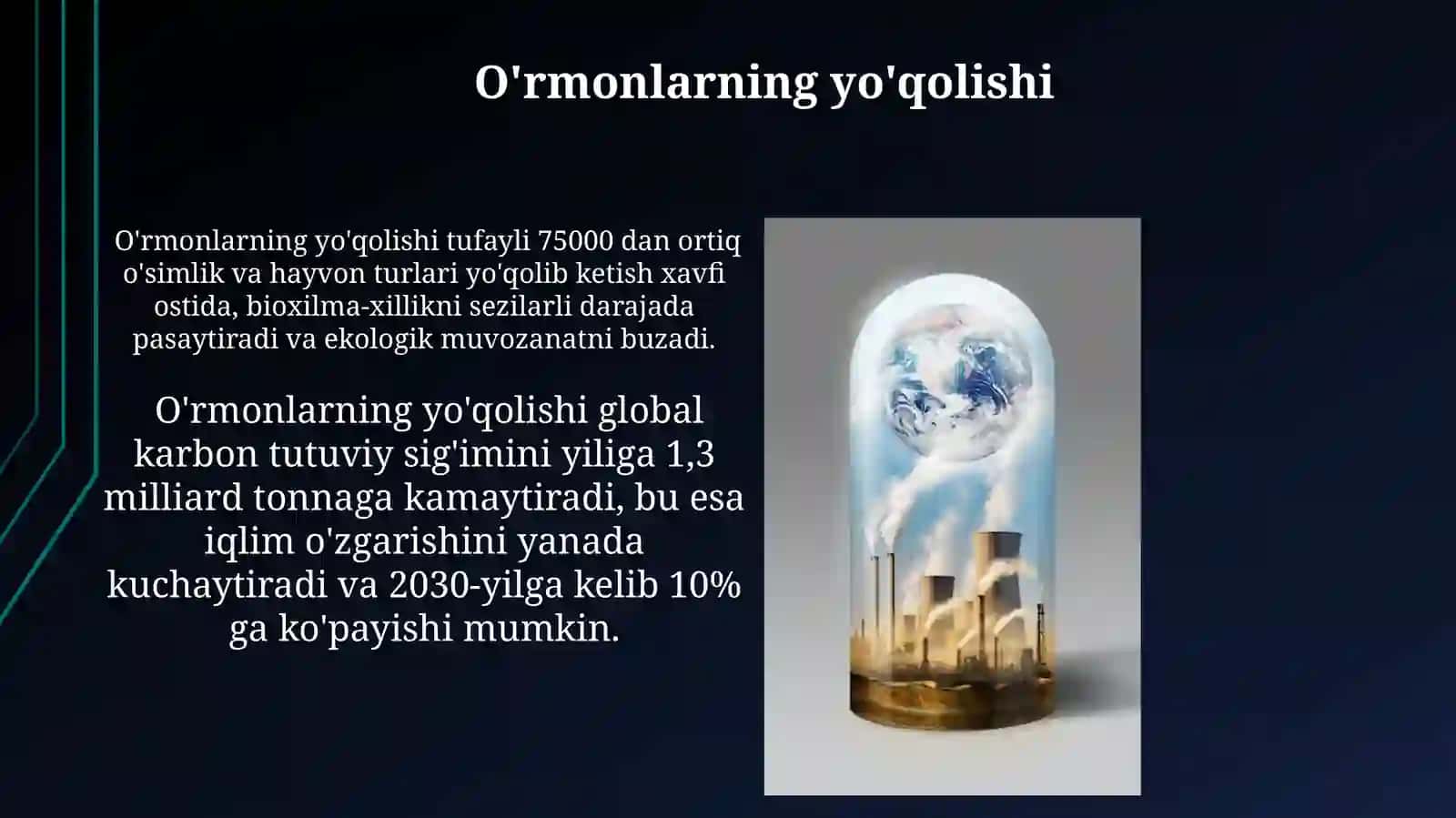 Iqlim òzgarishivaekologik 3