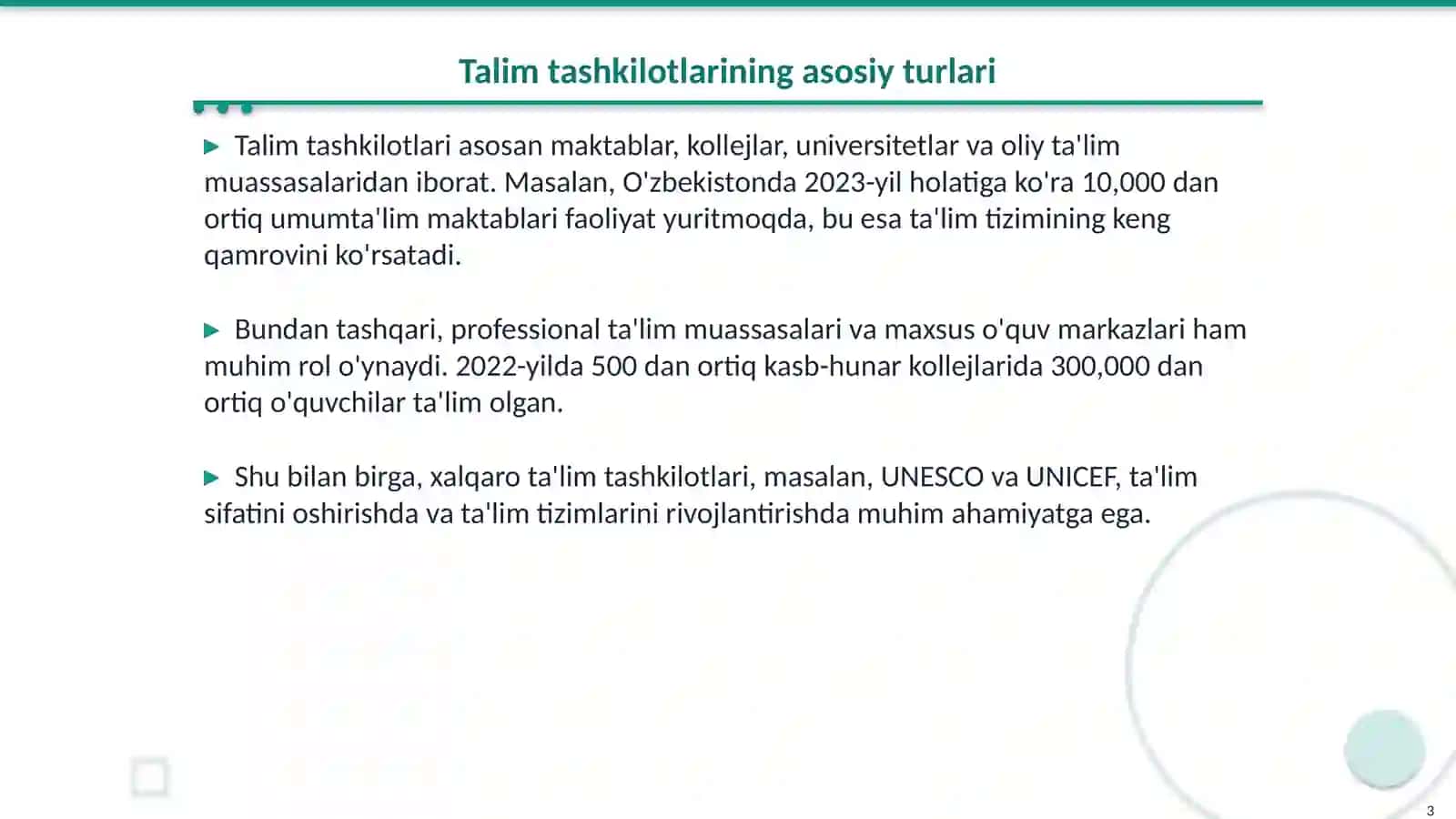 Talim tashkiloti 3