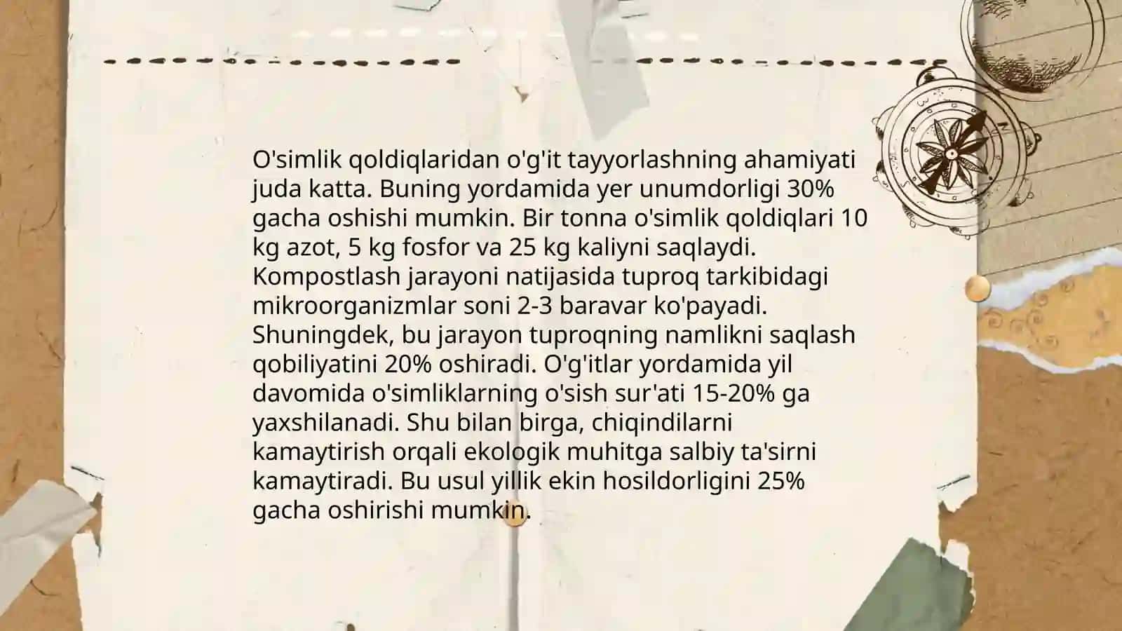 Òsimlik qoldiqlaridan òģit tayyorlash 3