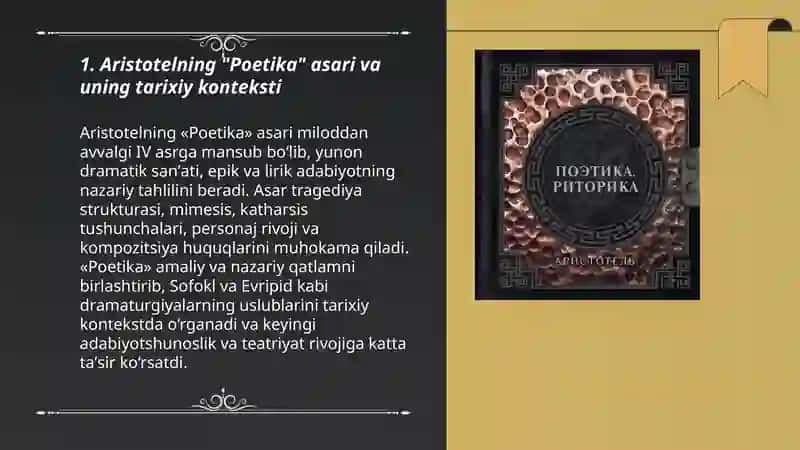 Aristotel "Poetika" 3