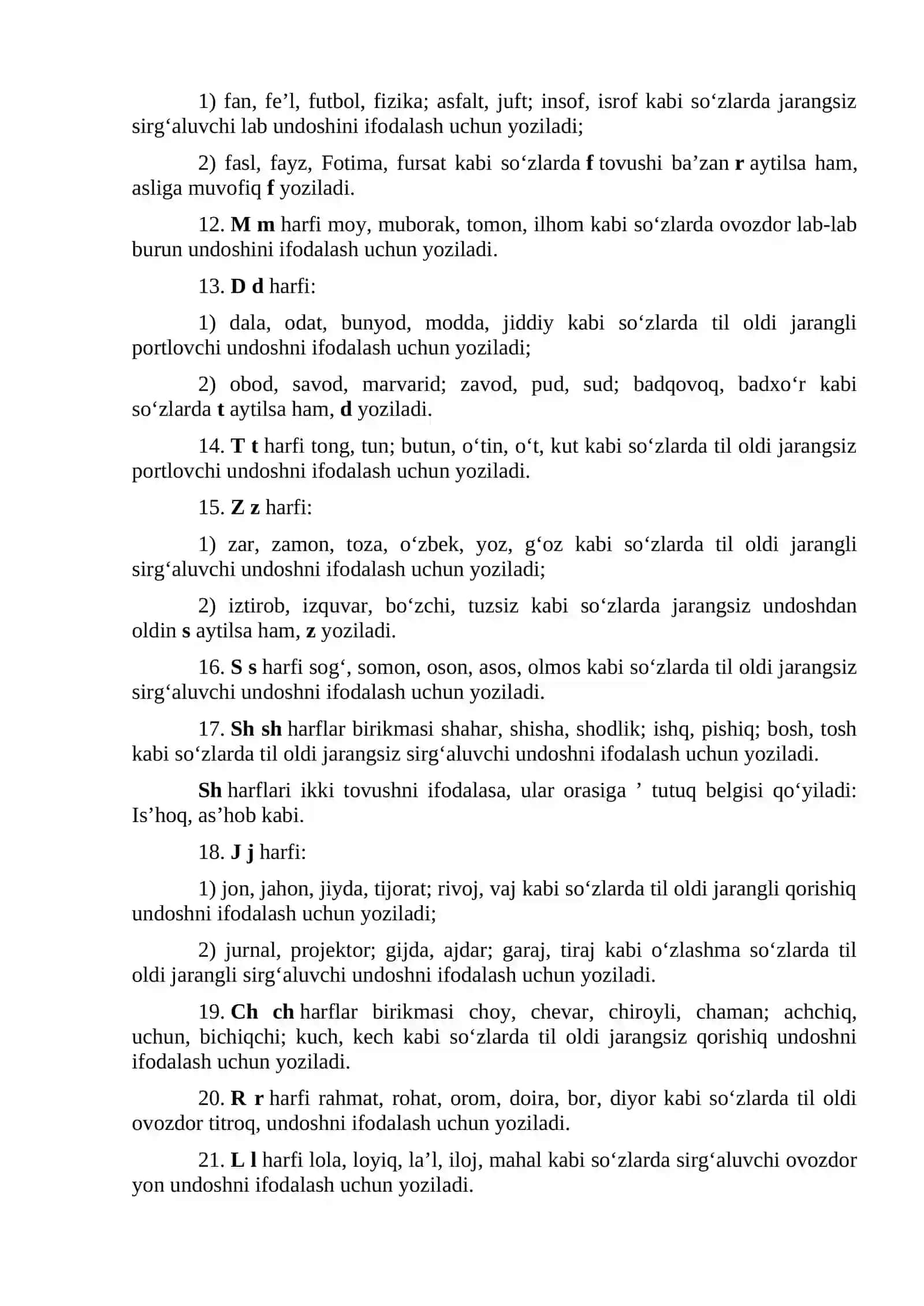 O'ZBEK TILINING ASOSIY IMLO QOIDALARI 3