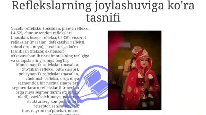 Reflekslar tuzilishi va tasnifi 3