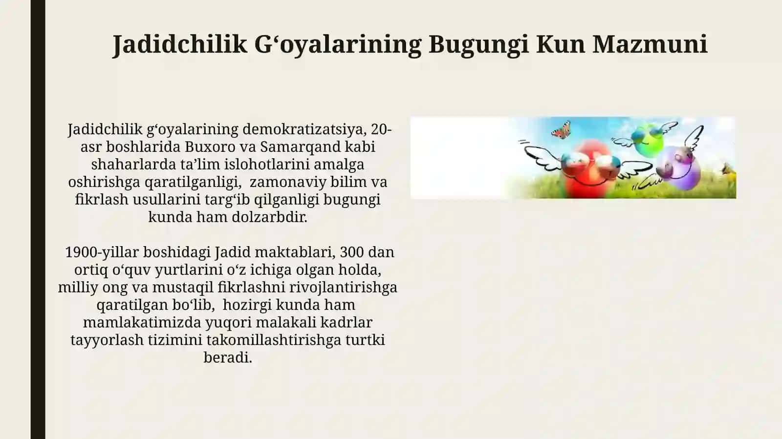 Jadidchilik Gʻoyalari: Yoshlar Uchun Yangi Imkoniyatlar 3