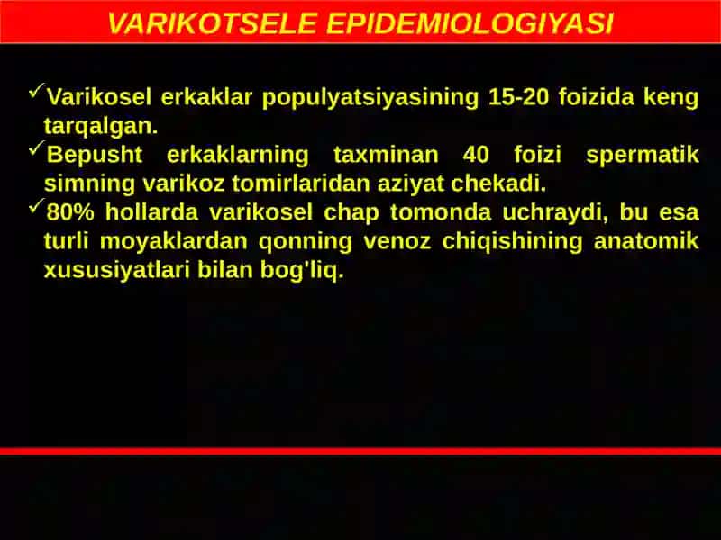 Erkaklarda olat va uretra kasaliklari 3