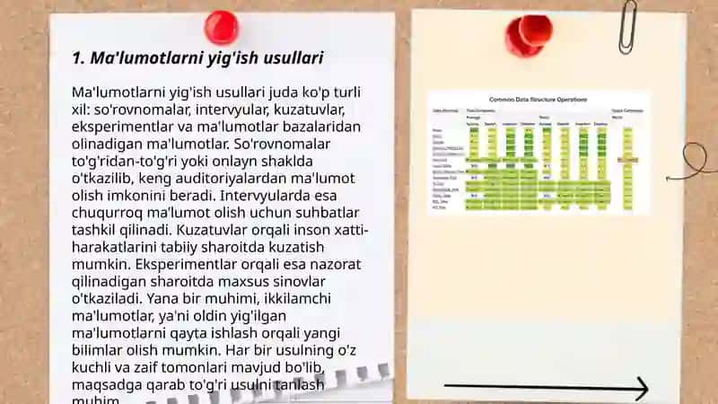 Toʻplangan maʼlumotlarni qayta ishlash 3