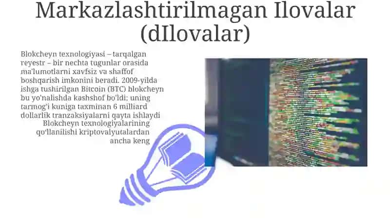 Blokcheyn texnologiyasi va undan foydalanish yo llari 3