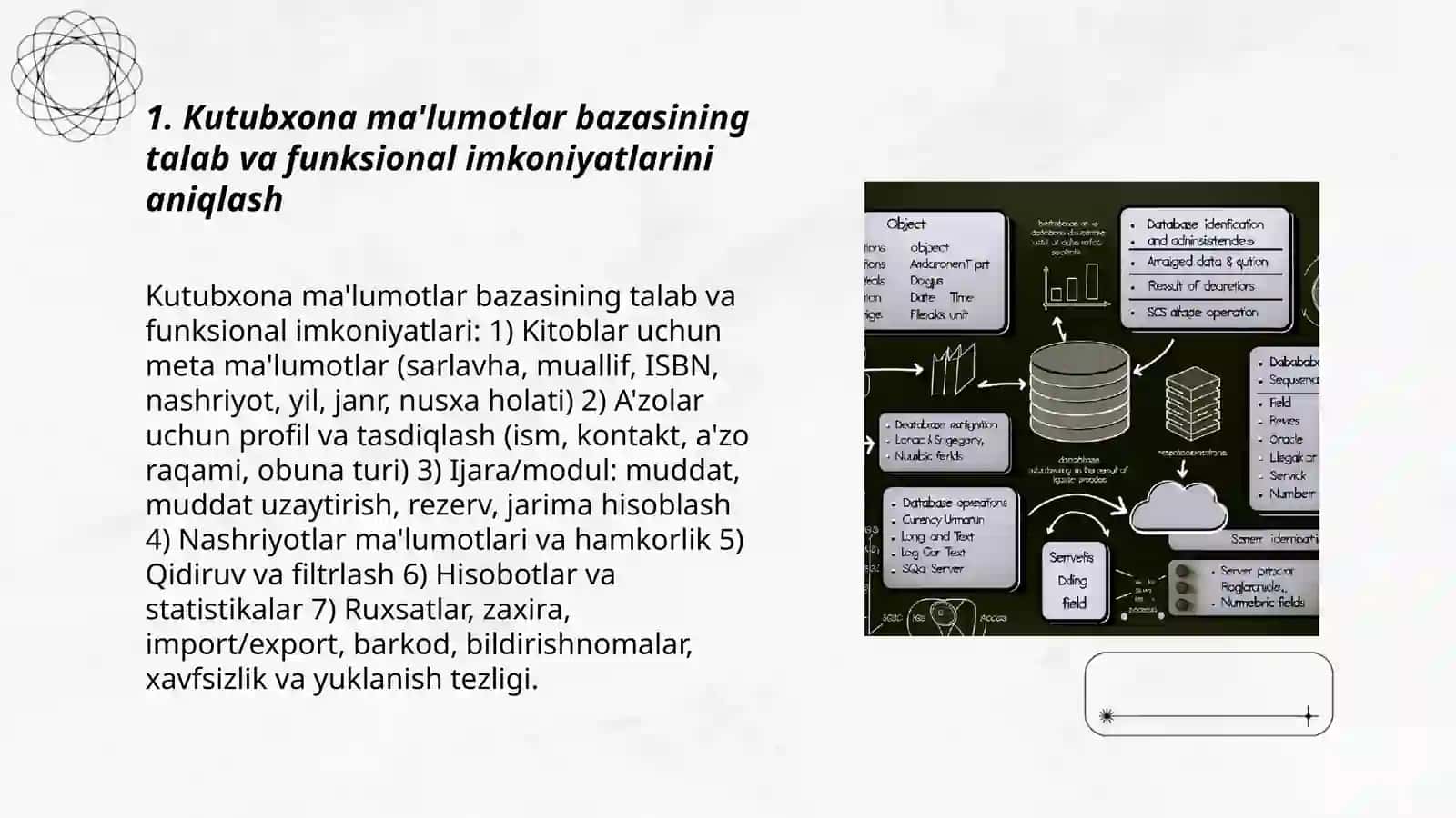 Kutubxona ma'lumotlar bazasini loyihalash 3