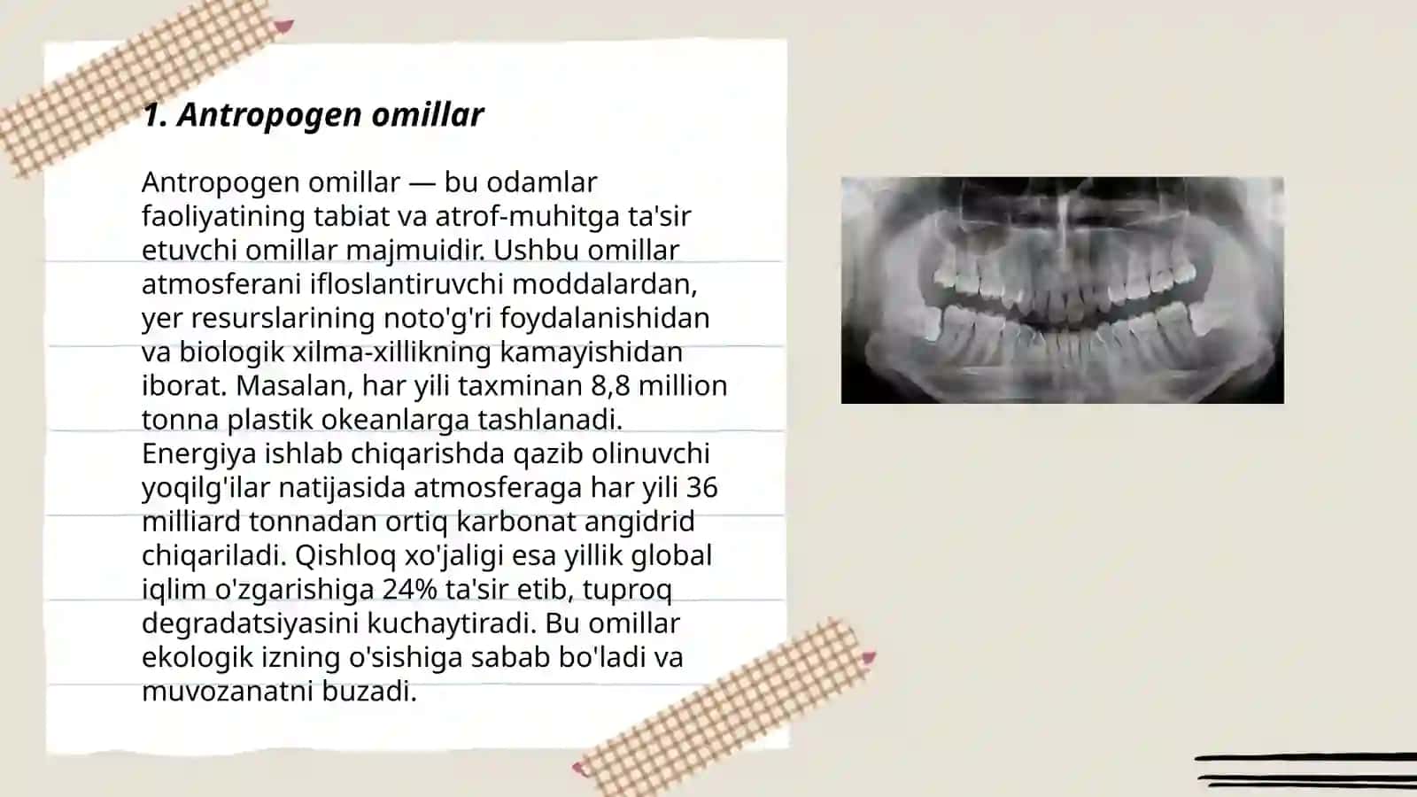 Antropogen omillar 3