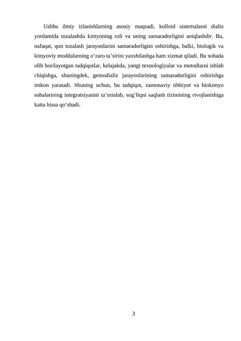 Kolloid sistemalar va dializ 3