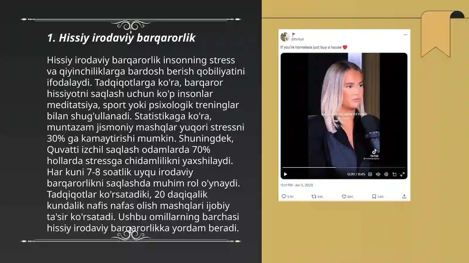Hissiy irodaviy xususiyatlar 3