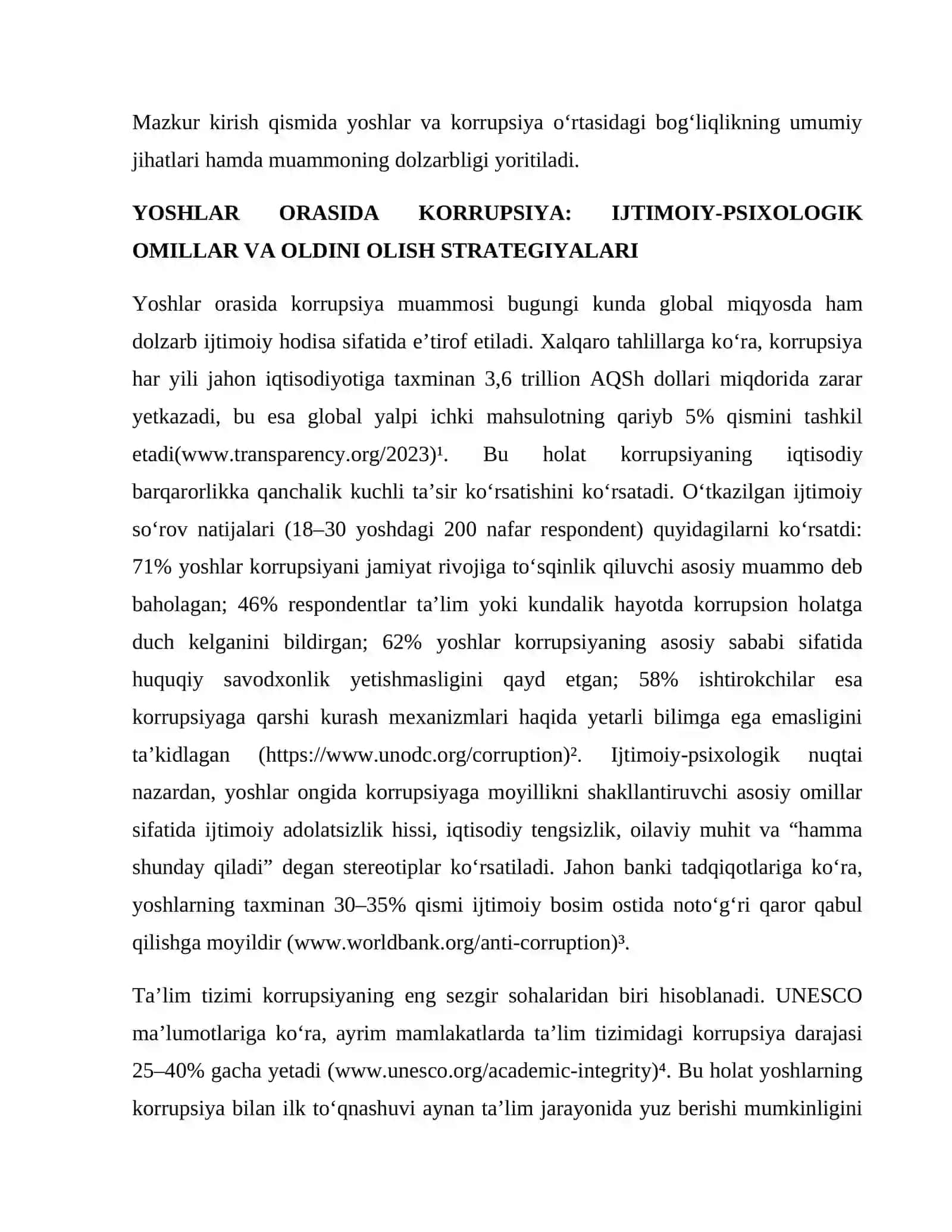 YOSHLAR VA KORRUPSIYA 3