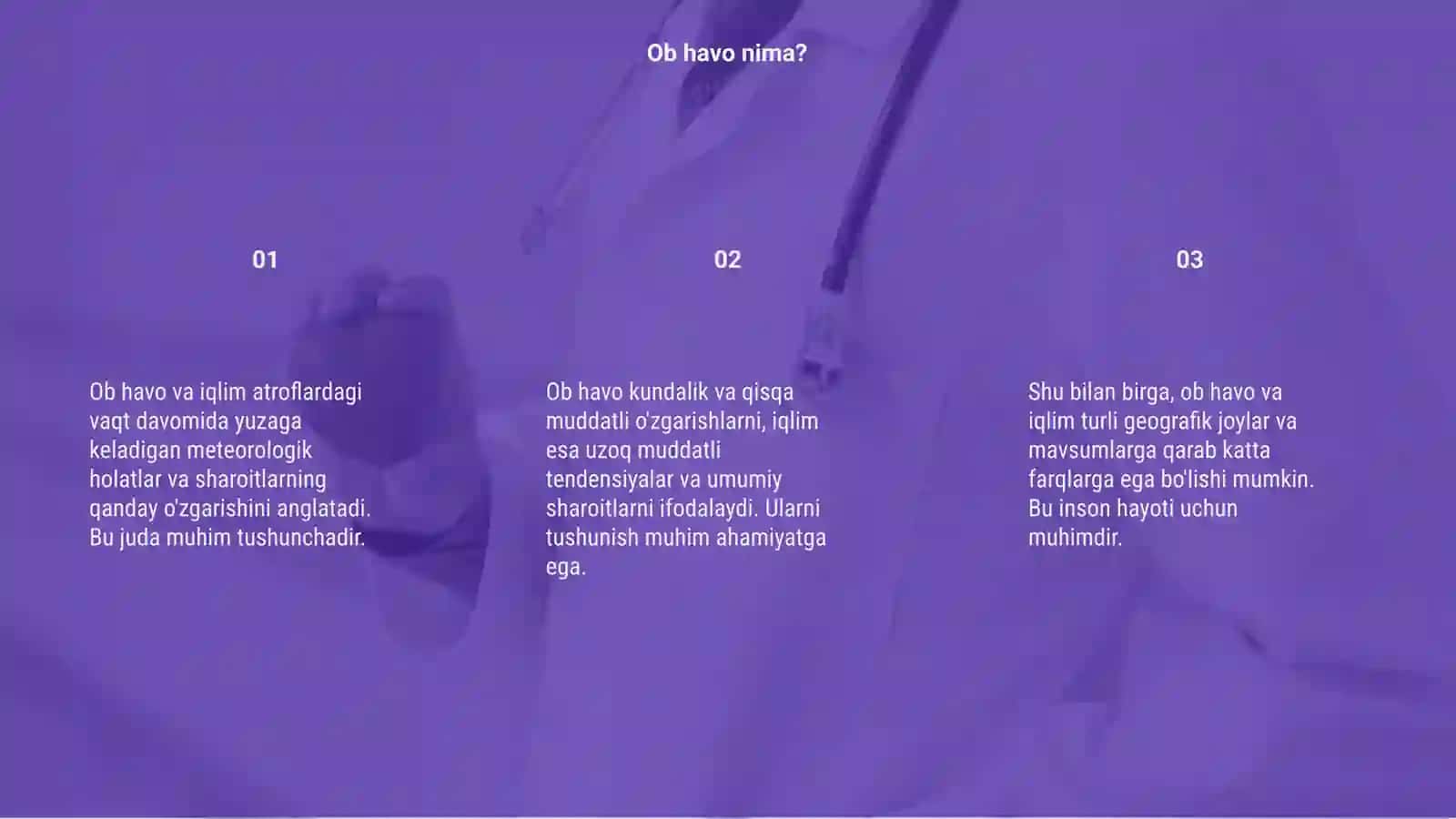 Ob havo va iqlim 3