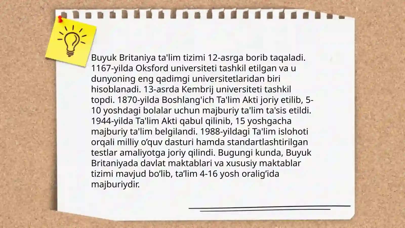 Buyuk Britaniya ta'lim tizimi 3