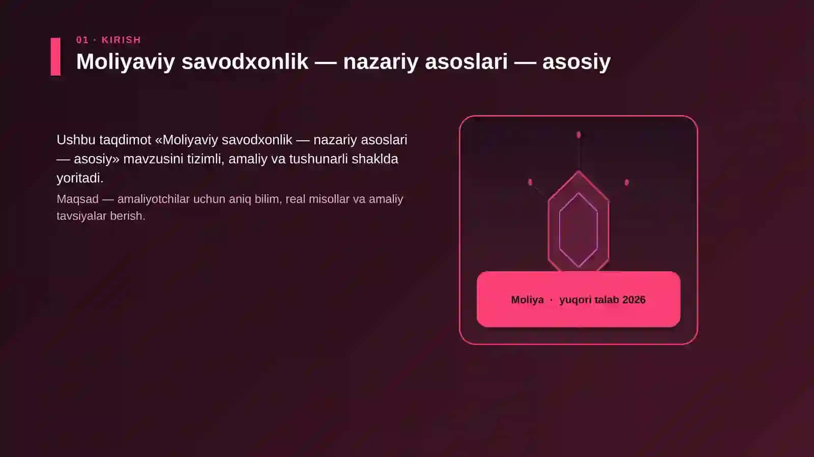 Moliyaviy savodxonlik 3