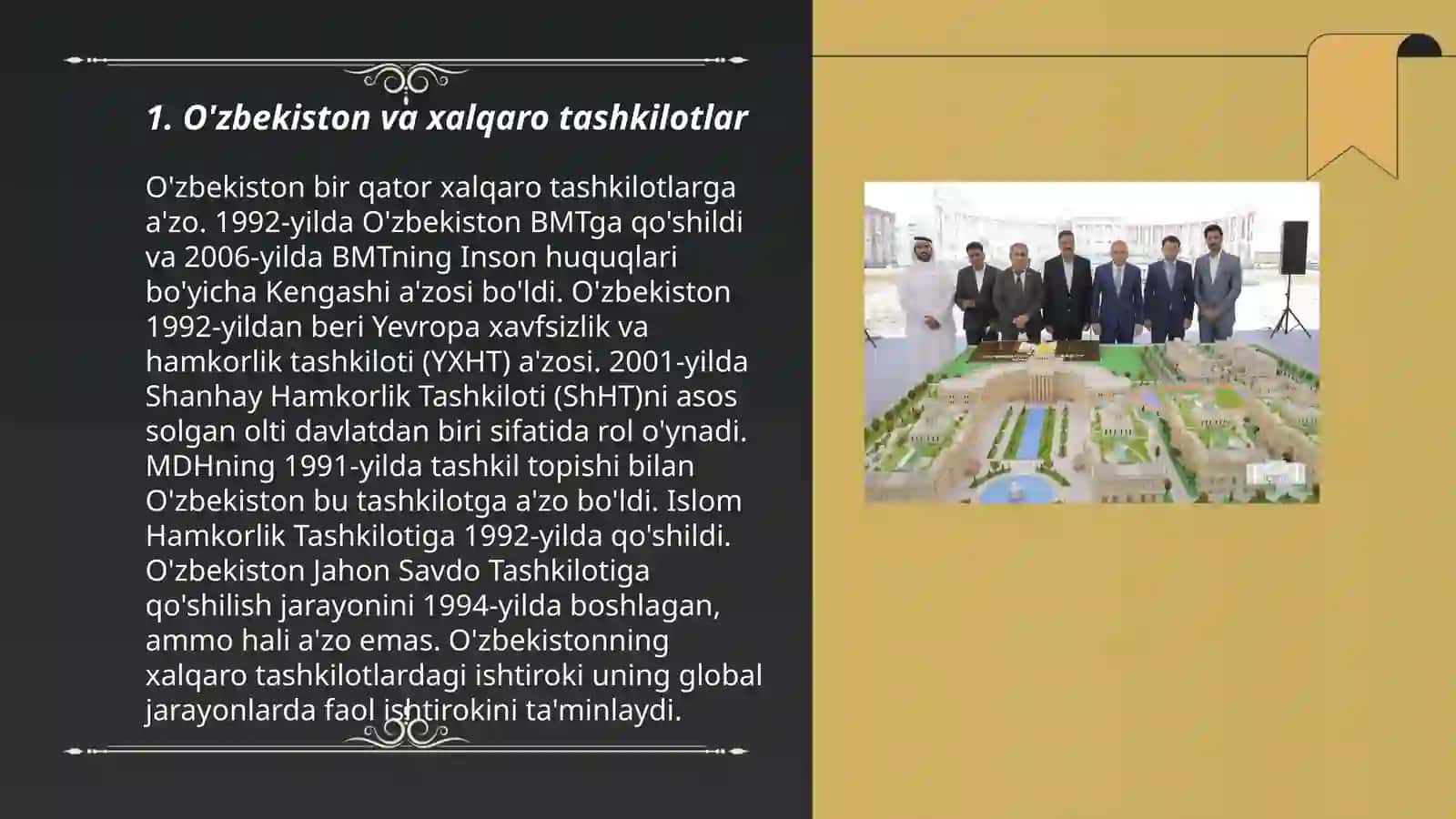 O'zbekiston va Jahon hamjamiyati 3