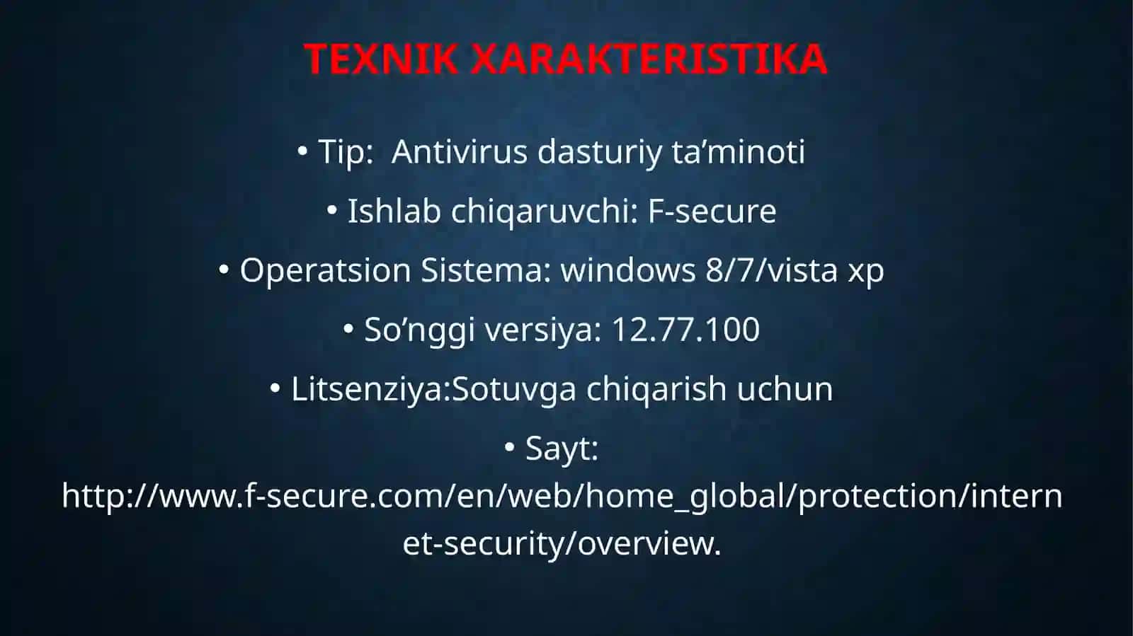 axborot xavfsizLIGI 3