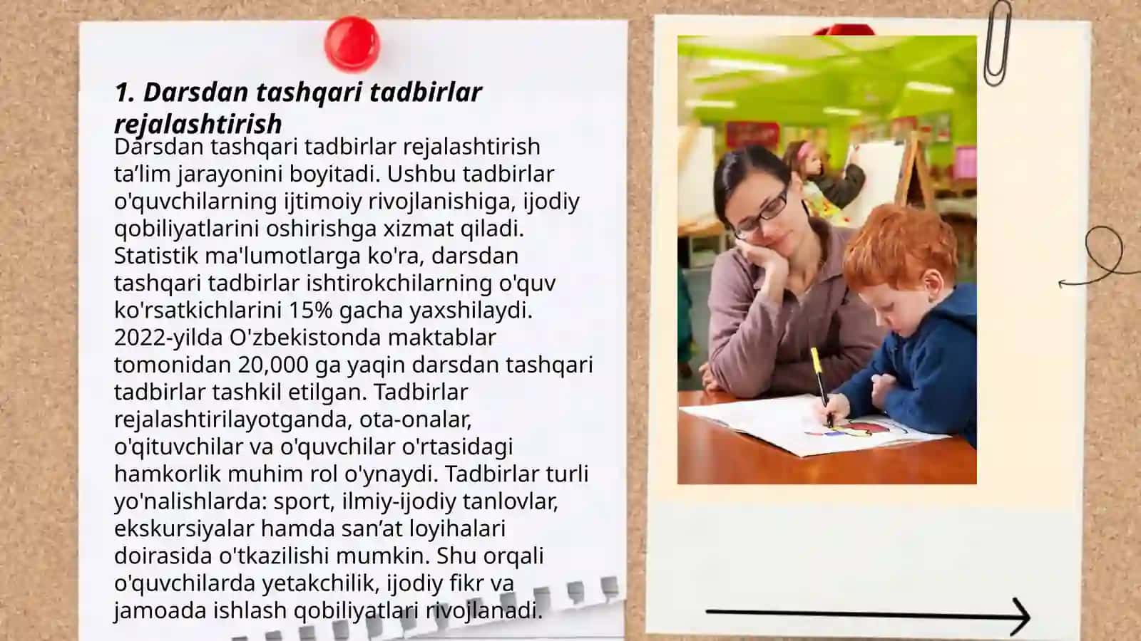 O’quvchilarning darsdan tashqari faoliyatini samari tashkil etish 3