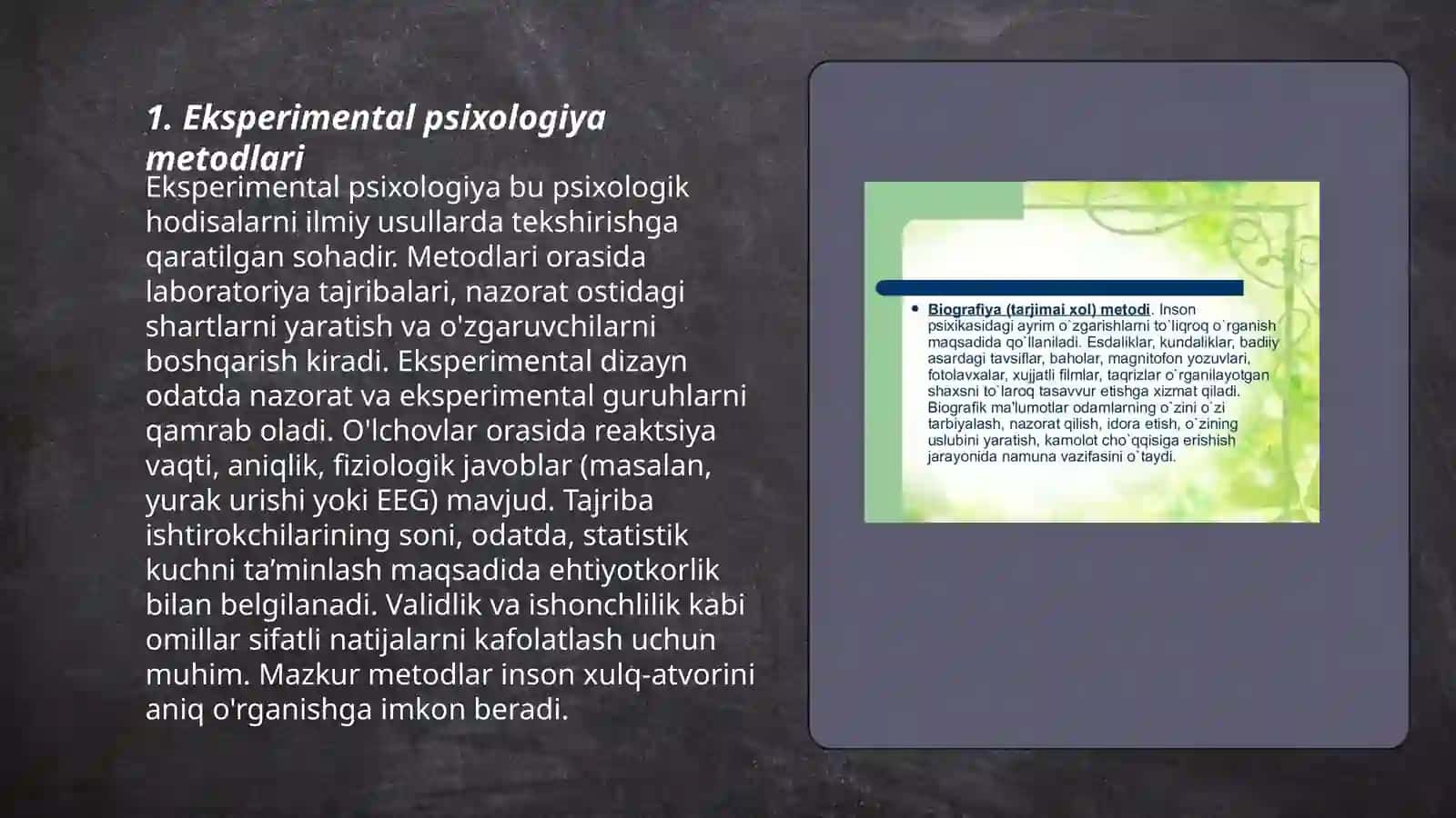 Hozirgi zamon psixologiyasining tatqiqot metodlari 3