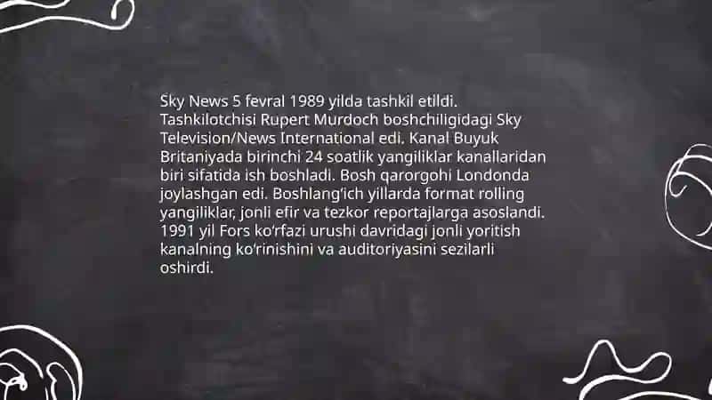 Sky news tarixi va rivojlanishi 3
