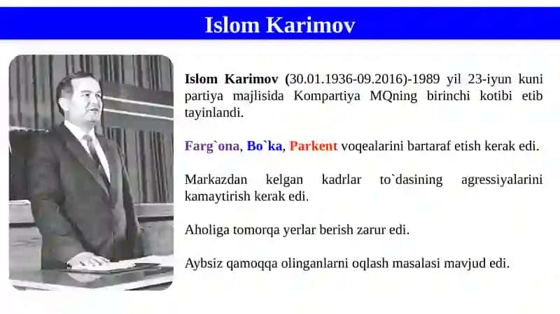 Mustaqillik arafasida O'zbekistondagi ijtimoiy siyosiy jarayonlar 3