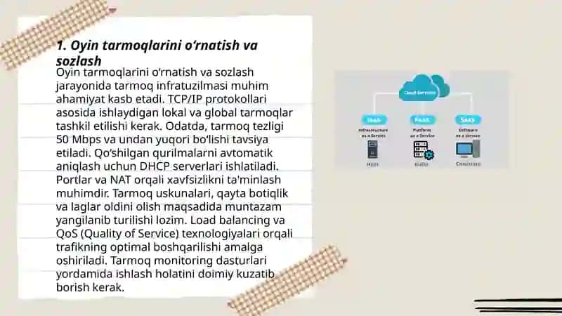 Oyin tarmoqlarini o‘rnatish va sozlash 3