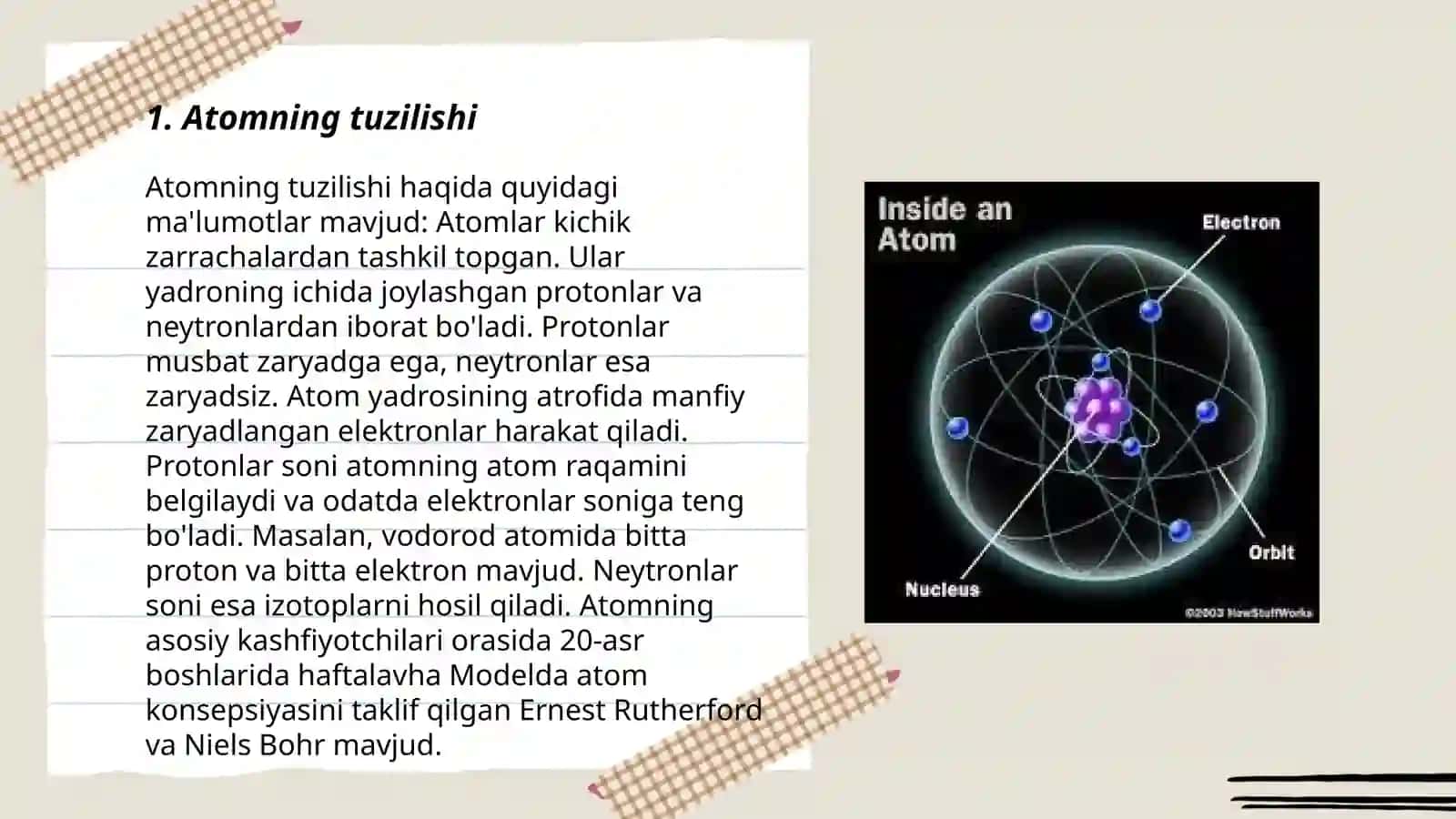 Atom-molekulyar ta'limoti 3