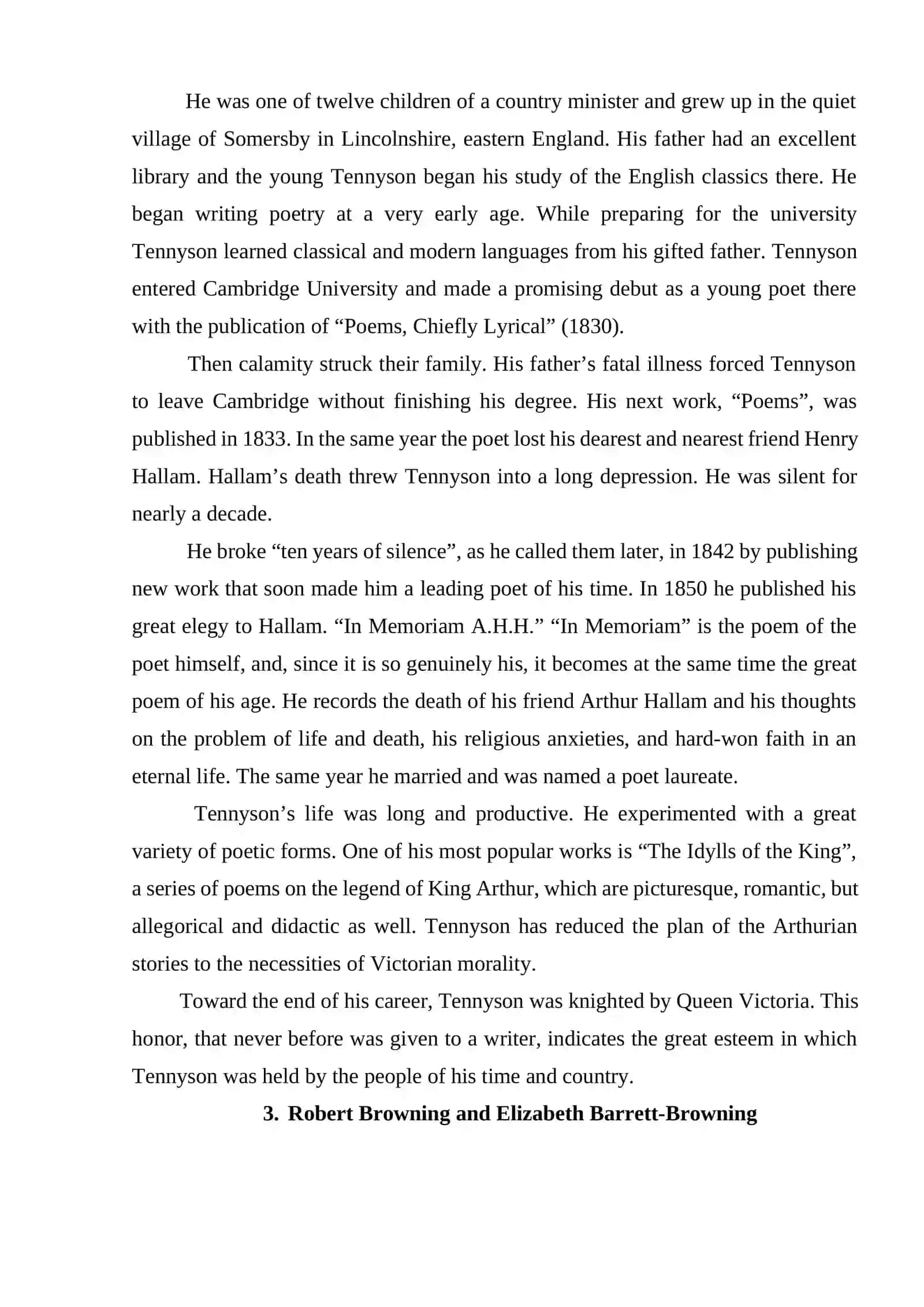 Theme 10: Social realism in the British Literature of the XIXth century 3