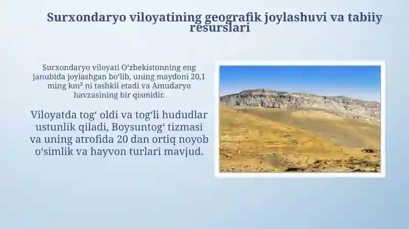 Surxondaryo viloyati statistikasi 3