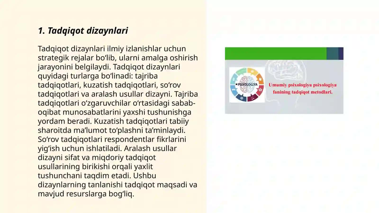Psixologiya tadqiqot metodlari 3