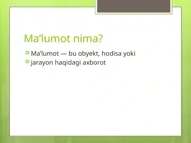 Ma’lumotlarni to‘plash shaklini tuzish 3
