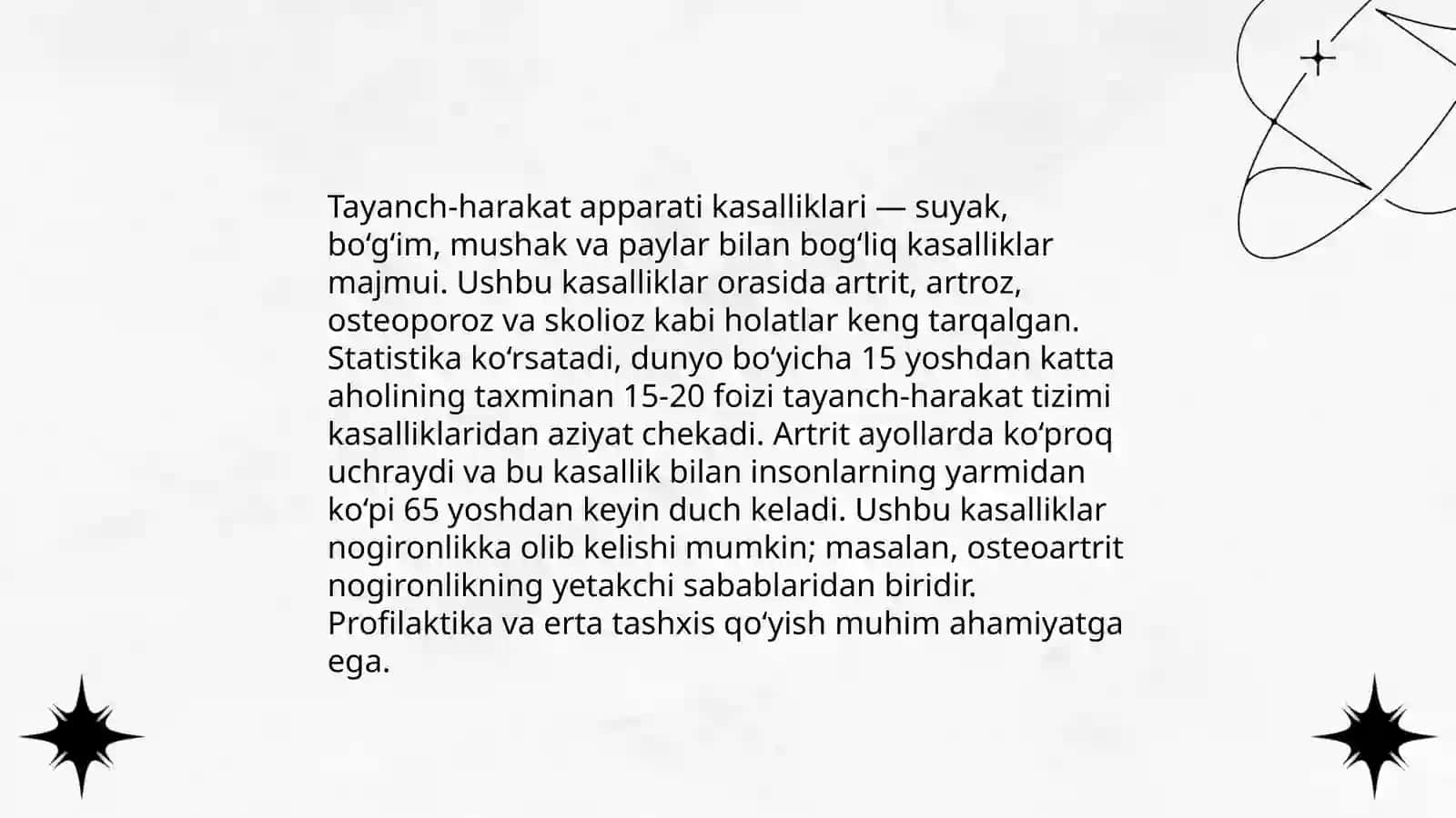 Tayanch harakat apparati patologiyasining turlari 3