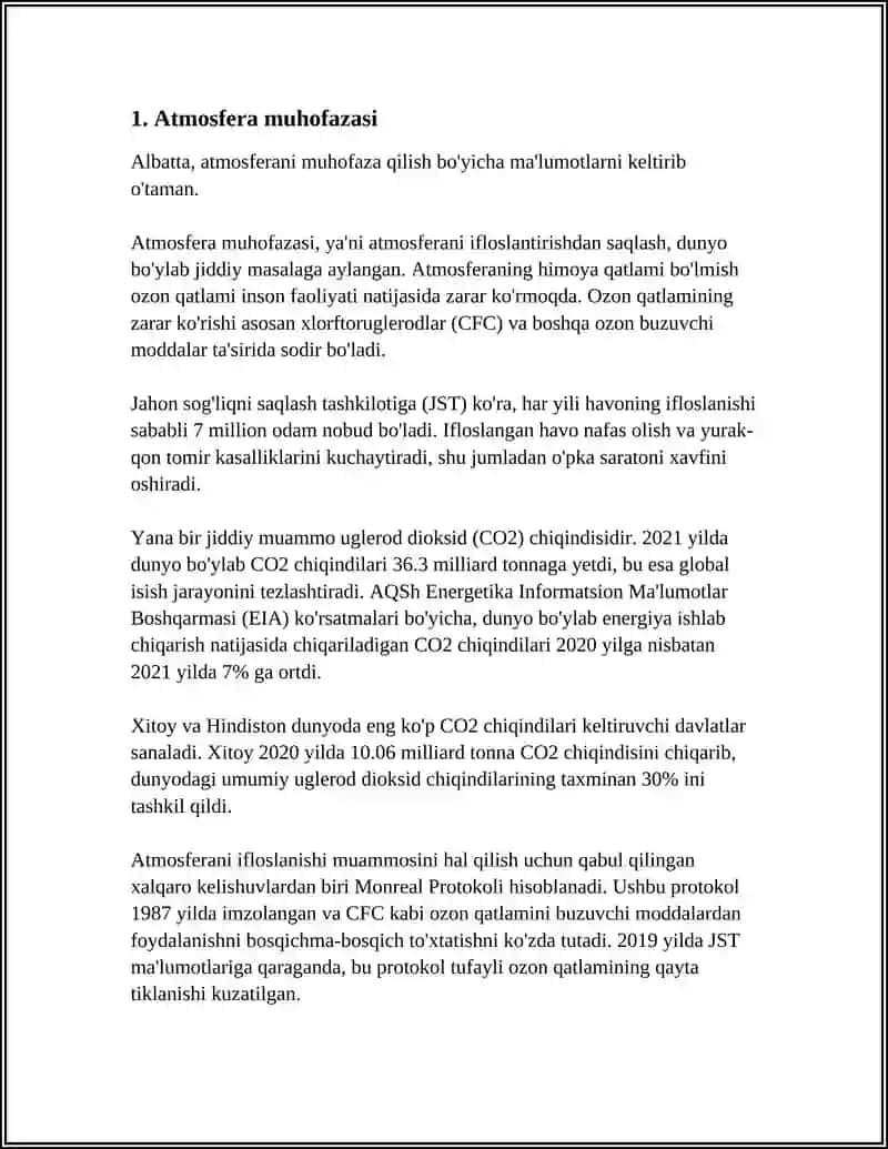 O'SIMLIK DUNYOSIN MUHOFAZA QILISH 3