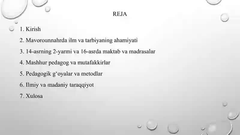 Mavorounnahrda Tarbiya va Pedagogik Fikrlar 3