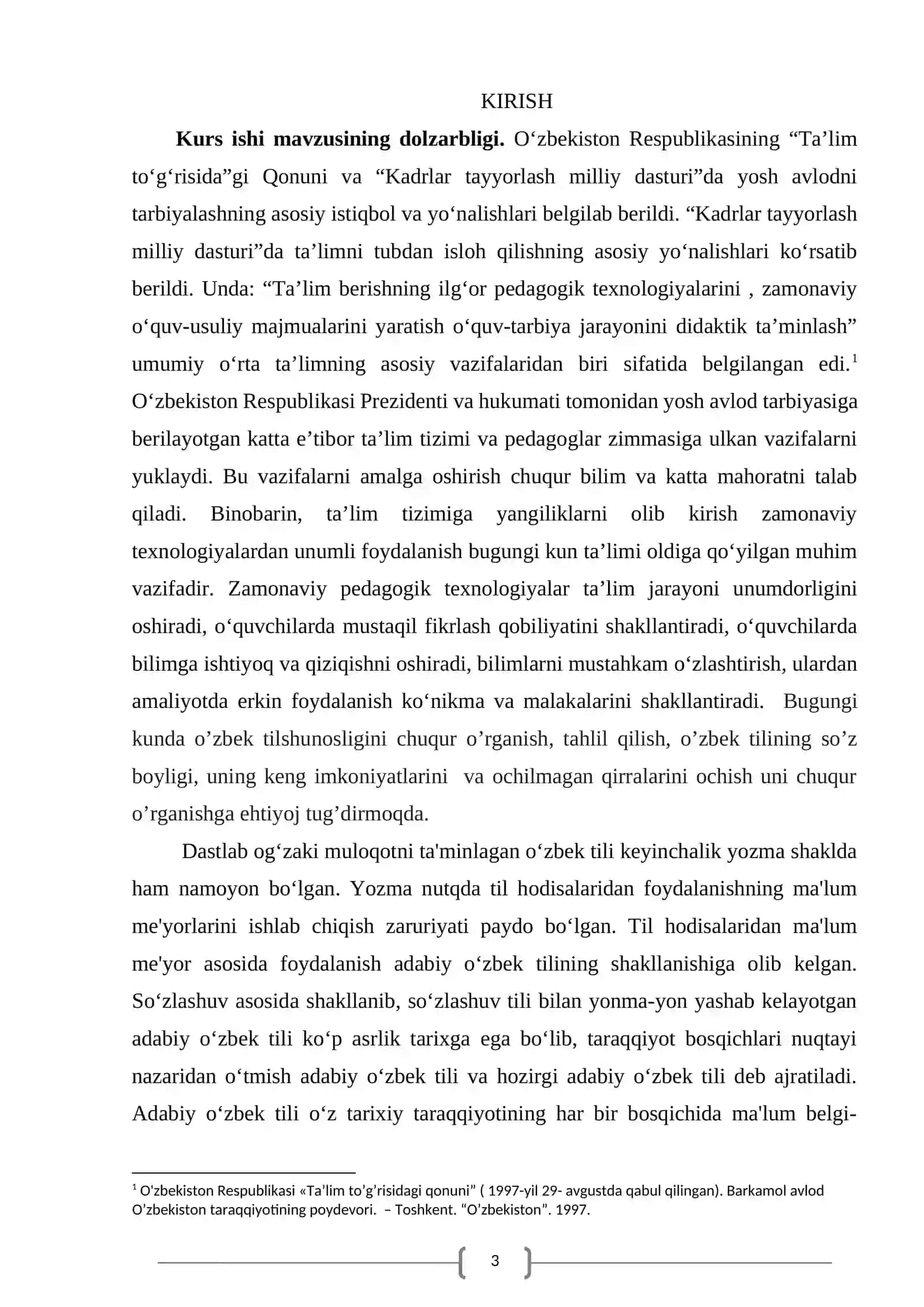 Fe’l so’z turkumi haqida 3