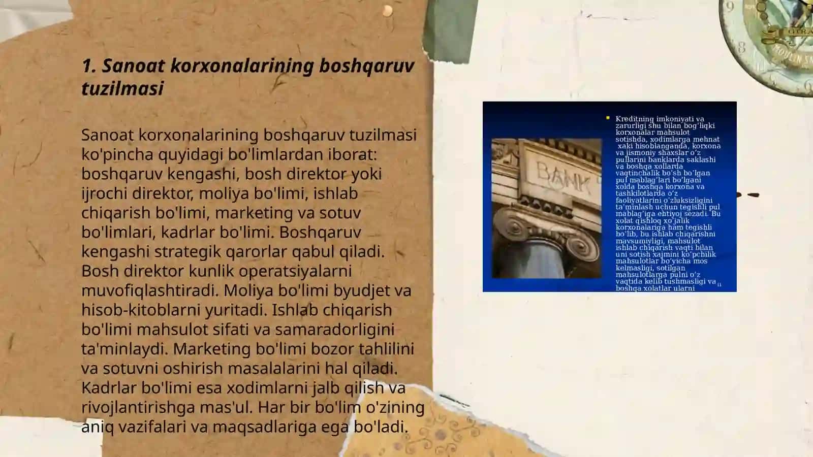 Sanoat korxonalarining boshqaruv tuzilmasi 3