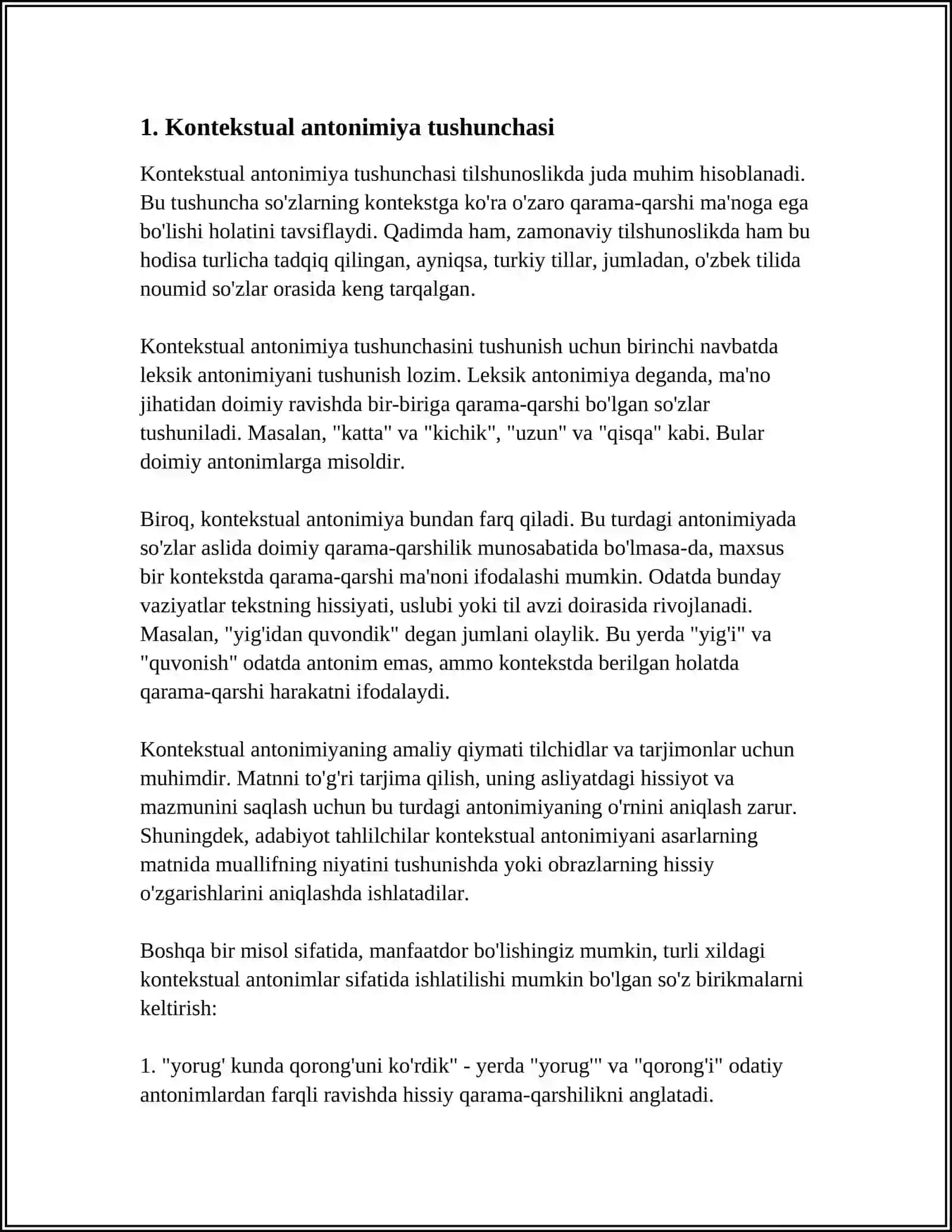 KONTIKSUAL ANTONIMIYA 3