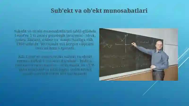 A.N. Leontyevning Faoliyat Nazariyasi 3