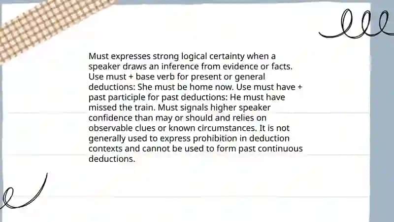 Modal verb 3